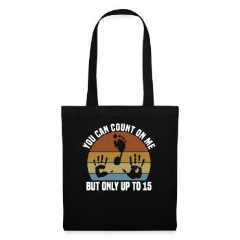 Amputation leg wheelchair - Tote Bag - black - Front