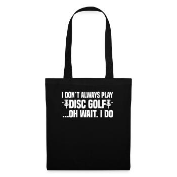 Disc Golf Frisbee Golf - Tote Bag - black - Front