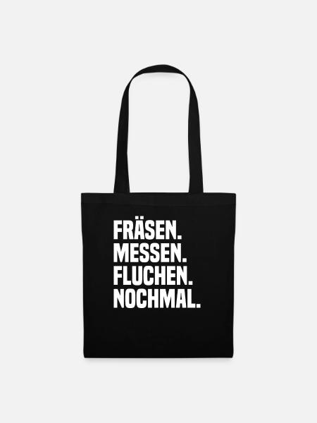 zerspanungsmechaniker Feinwerkmechaniker - Stoffbeutel - Schwarz