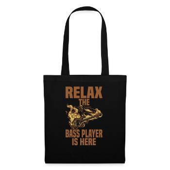 Bass Guitarist Guitar Music Bassist Instrument - Tote Bag - black - Front