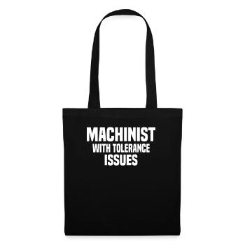 Problèmes de tolérance des mécaniciens du CNC - Sac en tissu - noir - Devant