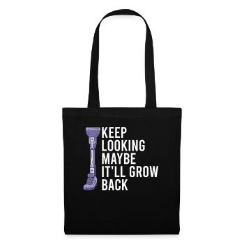 Leg amputee amputation support - Tote Bag - black - Front