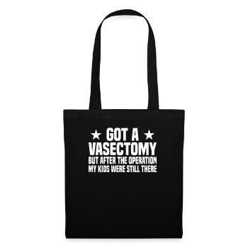 Vasectomy surgery - Tote Bag - black - Front
