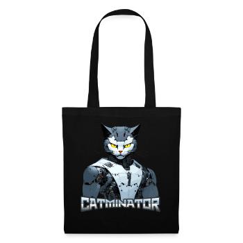 Catminator - Stoffbeutel - Schwarz - Vorne