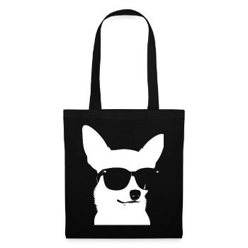 Funny Chihuahua wearing Sunglasses Chihuahuas - Tote Bag - black - Front