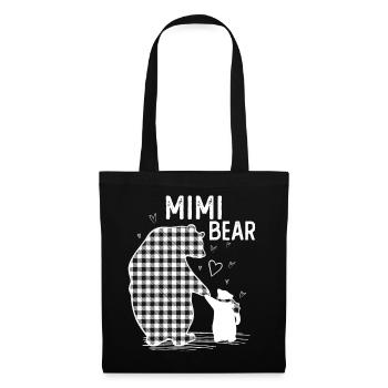 Mimi Bear - Tote Bag - black - Front