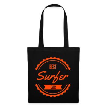 best surfer surf - Sac en tissu - noir - Devant