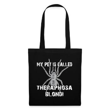 My pet's name is Theraphosa Blondi - Tote Bag - black - Front