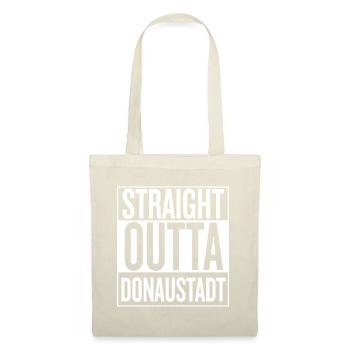 STRAIGHT OUTTA DONAUSTADT 1220 VIENNE AUTRICHE - Sac en tissu - nature - Devant