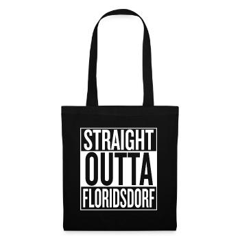STRAIGHT OUTTA FLORIDSDORF 1210 WIEN ÖSTERREICH - Stoffbeutel - Schwarz - Vorne