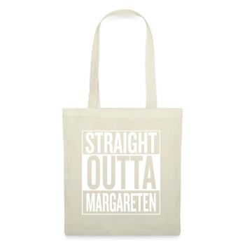 STRAIGHT OUTTA MARGARETEN 1050 WIEN AUTRICHE - Sac en tissu - nature - Devant