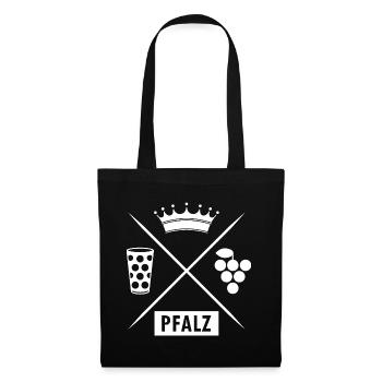Pfalzking/Pfalzqueen - Stoffbeutel - Schwarz - Vorne