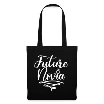 Future Novia Girlfriend Engagement Wedding Gift - Tote Bag - black - Front