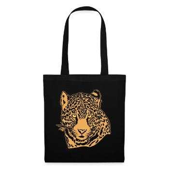 Jaguar Face Graphic Cool Big Cat Wild Animal Lover - Tote Bag - black - Front