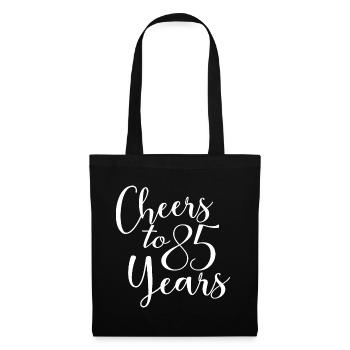 Vive 85 ans 85e anniversaire - Sac en tissu - noir - Devant