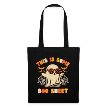 Halloween Ghost Sunglasses - Tote Bag - black - Front