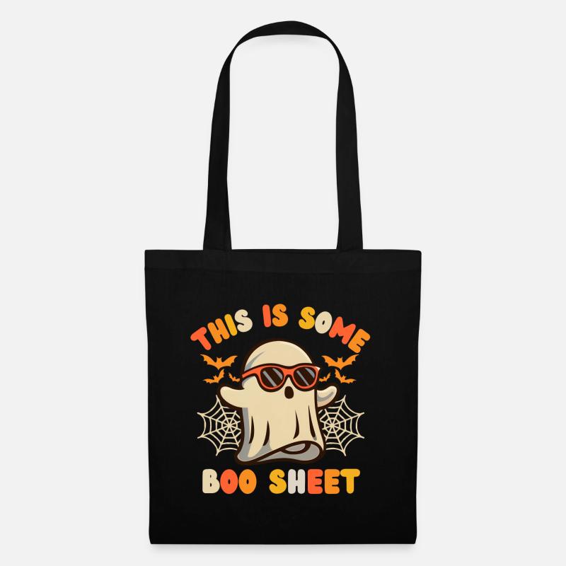 Halloween Geist Sonnenbrille - Stoffbeutel - Schwarz