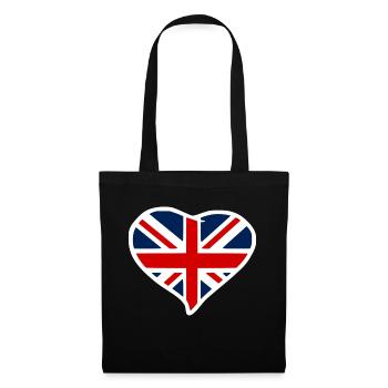 Union Jack - Sac en tissu - noir - Devant