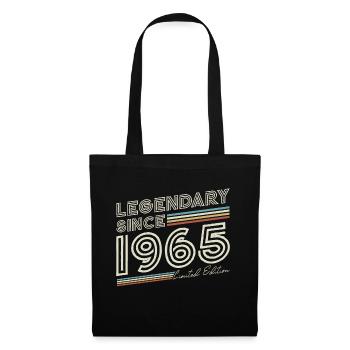 Legendary since 1965 vintage birthday - Tote Bag - black - Front