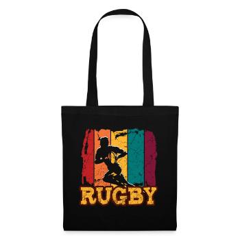 Rugby - Sac en tissu - noir - Devant