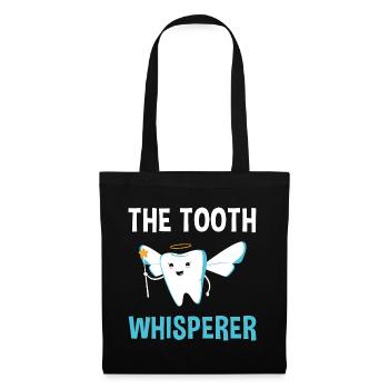 Hygienist The Tooth Whisperer Dental Assistant - Stoffbeutel - Schwarz - Vorne