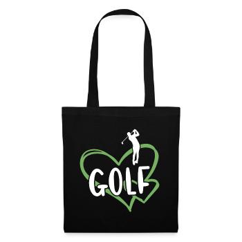 Sport Heart Golf - Sac en tissu - noir - Devant