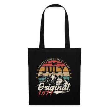 Juillet 1971 | Original Anniversaire Juillet 1971 - Sac en tissu - noir - Devant