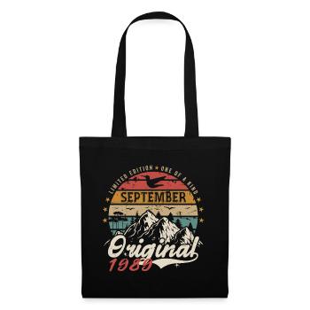 Retro 1989 September Vintage September 1989 Gift - Tote Bag - black - Front