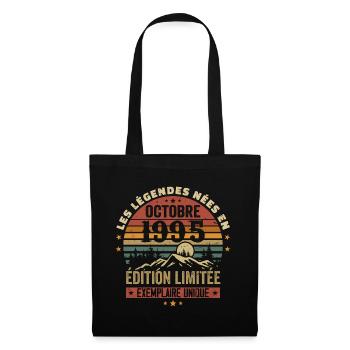 Born in October 1995 | Awesome since October 1995 - Tote Bag - black - Front