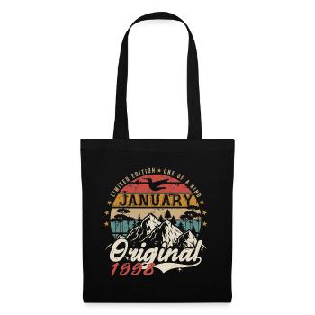 Janvier 1998 Cadeau Anniversaire - Janvier 1998 - Sac en tissu - noir - Devant