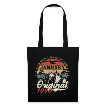 January 1995 Birthday Gift - January 1995 - Tote Bag - black - Front