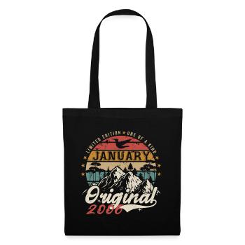 Janvier 2006 Cadeau Anniversaire - Janvier 2006 - Sac en tissu - noir - Devant