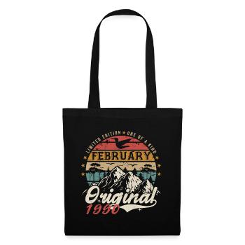 35th Birthday Gift Born In February 1990 - Tote Bag - black - Front