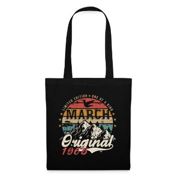Awesome Since March 1965 | Birthday March 1965 - Tote Bag - black - Front