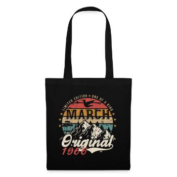 Awesome Since March 1966 | Birthday March 1966 - Tote Bag - black - Front