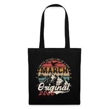 Awesome since March 2006 | Birthday March 2006 - Tote Bag - black - Front
