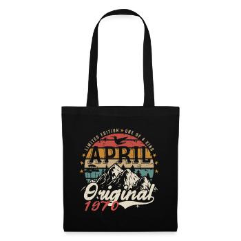 April 1970 | Birthday April 1970 - Tote Bag - black - Front