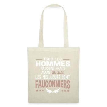 Fauconnier. Cadeau rapace faucon fierté métier - Sac en tissu - nature - Devant