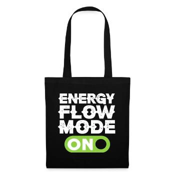 Energy Flow Mode On | Reiki practitioner - Stoffbeutel - Schwarz - Vorne