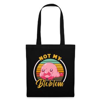 not my bloblem Design for a jokes fan - Tote Bag - black - Front