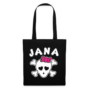 Jana Design pour les filles et les femmes - Sac en tissu - noir - Devant