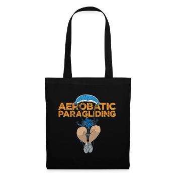 Aerobatic Paragliding orange - Tote Bag - black - Front