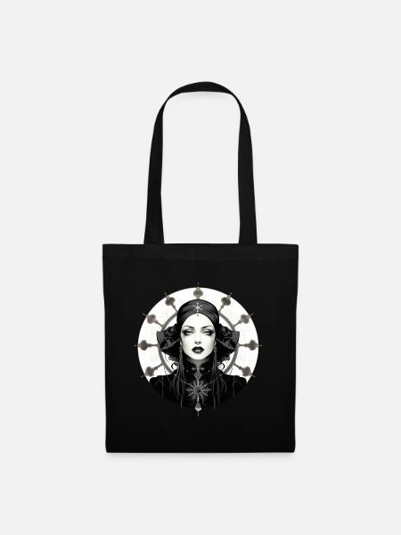 Gothic Diva - Tote Bag - black