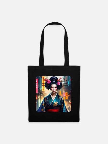 Modern Geisha - Tote Bag - black