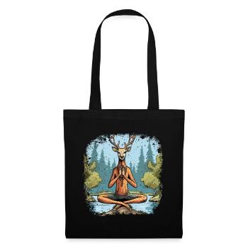 Hirsch Yogi - Tote Bag - black - Front