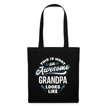 This Is What An Awesome Grandpa Looks Like - Tote Bag - black - Front