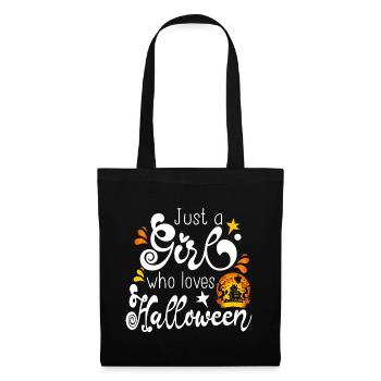 Halloween Girl November Gift Cadeau - Sac en tissu - noir - Devant