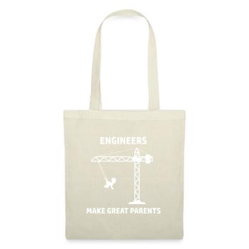 Les ingénieurs d’Ingenieur Spruch font d’excellents parents - Sac en tissu - nature - Devant
