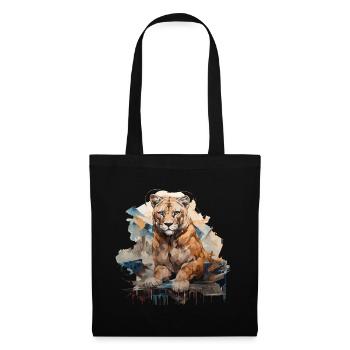 Le pouvoir du - Style Graffiti - Sac en tissu - noir - Devant