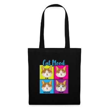 Funny Cat Moods - Tote Bag - black - Front
